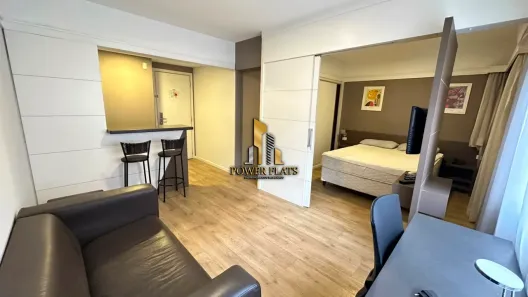 Flat com 1 Quarto para alugar, 35m² no Itaim Bibi, São Paulo