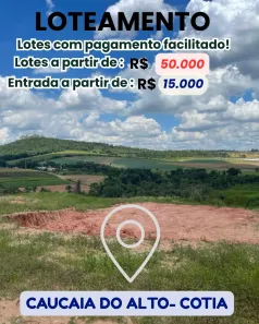 Lote/Terreno à venda, 500m² no Centro (Caucaia do Alto), Cotia