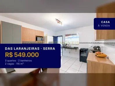 Casa com 3 Quartos à venda, 115m² no das Laranjeiras, Serra