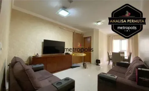 Apartamento com 2 Quartos à venda, 73m² no Barcelona, São Caetano do Sul