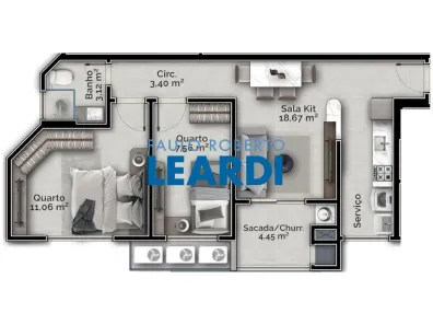 Apartamento com 2 Quartos à venda, 54m² no Carvoeira, Florianópolis