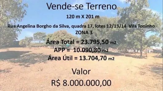 Lote/Terreno à venda, 23795m² no Vila Toninho, São José do Rio Preto