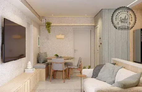 Apartamento com 1 Quarto à venda, 51m² no Guilhermina, Praia Grande