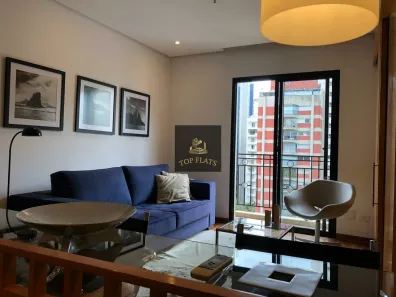 Flat com 1 Quarto para alugar, 42m² no Itaim Bibi, São Paulo