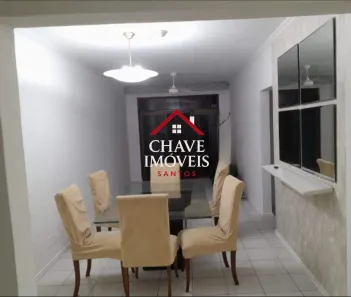 Apartamento com 3 Quartos para alugar, 104m² no Ponta da Praia, Santos