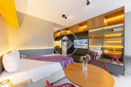 Apartamento com 1 Quarto à venda, 27m² no Indianópolis, São Paulo
