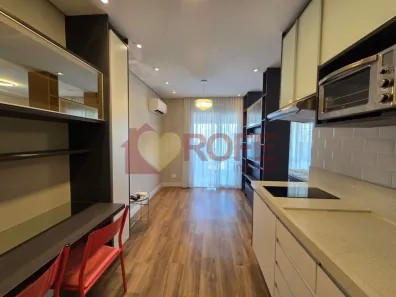 Apartamento com 1 Quarto para alugar, 42m² no Cidade Monções, São Paulo