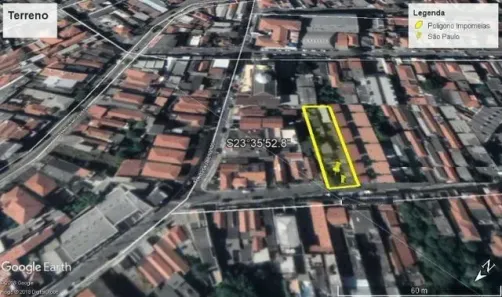 Lote/Terreno à venda, 555m² no Vila Bela, São Paulo