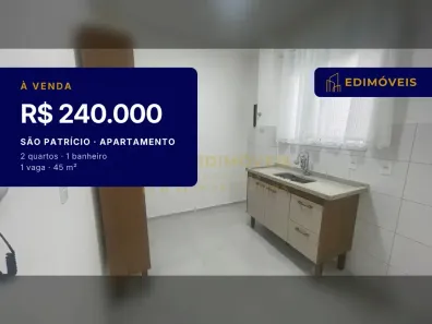 Apartamento com 2 Quartos à venda, 45m² no São Patrício, Serra