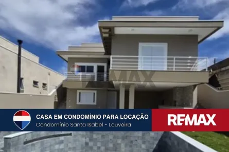 Casa de Condomínio com 3 Quartos para alugar, 284m² no Santa Isabel, Louveira