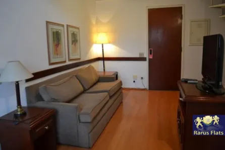 Flat com 1 Quarto para alugar, 52m² no Moema, São Paulo