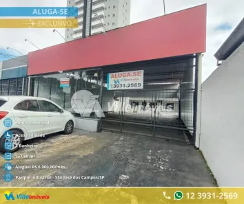 Ponto Comercial para alugar, 138m² no Parque Industrial, São José dos Campos