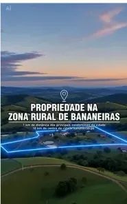 Fazenda/Sítio com 3 Quartos à venda, 110000m² no , Bananeiras
