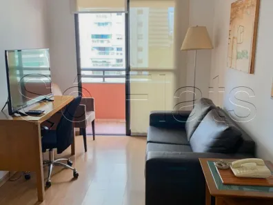 Flat com 1 Quarto para alugar, 43m² no Cidade Monções, São Paulo