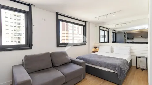 Apartamento com 1 Quarto para alugar, 31m² no Centro, Curitiba