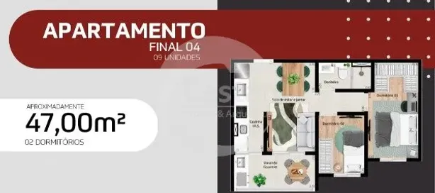 Apartamento com 2 Quartos à venda, 47m² no Jardim Vila Formosa, São Paulo
