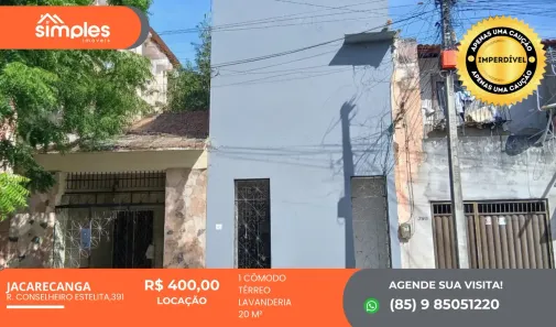 Kitnet para alugar, 20m² no Centro, Fortaleza