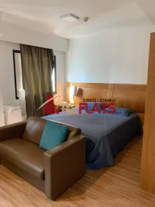 Flat com 1 Quarto para alugar, 28m² no Indianópolis, São Paulo