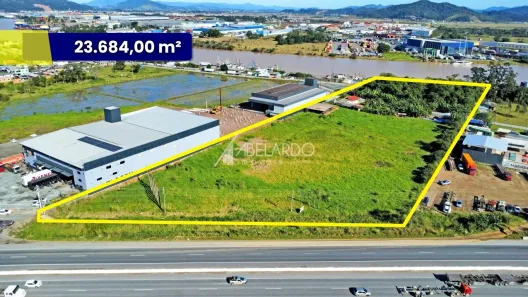 Lote/Terreno à venda, 23684m² no Volta Grande, Navegantes