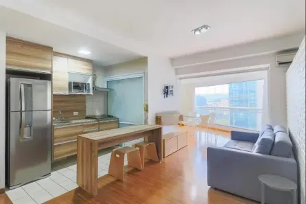 Apartamento com 1 Quarto à venda, 50m² no Cidade Monções, São Paulo