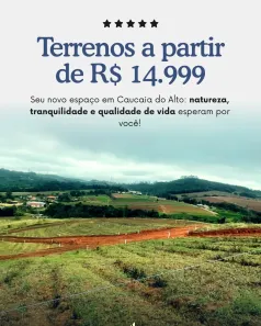 Lote/Terreno à venda, 500m² no Centro (Caucaia do Alto), Cotia