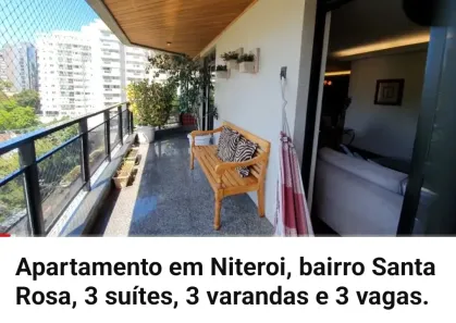 Apartamento com 3 Quartos à venda, 215m² no Santa Rosa, Niterói