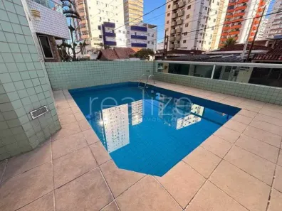 Apartamento com 2 Quartos para alugar, 82m² no Aviação, Praia Grande