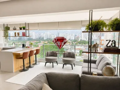 Apartamento com 3 Quartos para alugar, 130m² no Vila Gertrudes, São Paulo