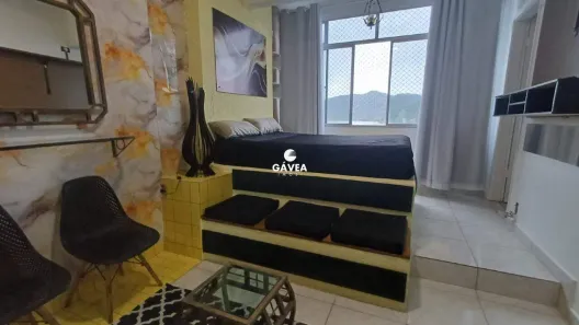 Apartamento com 1 Quarto para alugar, 22m² no Itararé, São Vicente