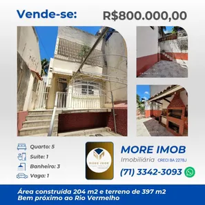 Apartamento com 5 Quartos à venda, 204m² no Federação, Salvador