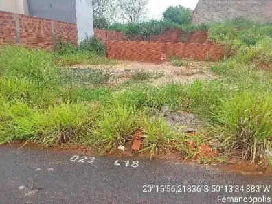 Lote/Terreno à venda, 275m² no Jardim Vitória, Fernandópolis