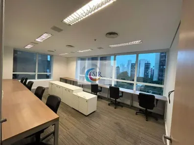 Sala Comercial para alugar, 192m² no Cidade Monções, São Paulo