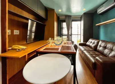 Flat com 1 Quarto para alugar, 35m² no Indianópolis, São Paulo