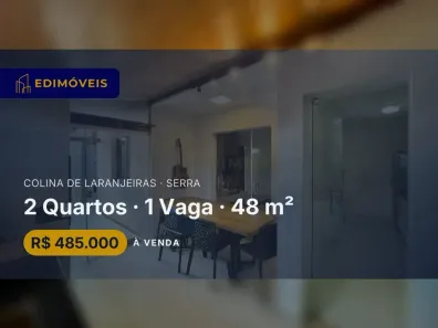 Apartamento com 2 Quartos à venda, 48m² no Colina de Laranjeiras, Serra