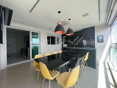 Apartamento com 3 Quartos para alugar, 155m² no Ponta da Praia, Santos