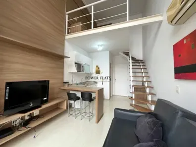 Flat com 1 Quarto para alugar, 39m² no Cidade Monções, São Paulo