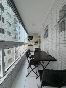 Apartamento com 2 Quartos para alugar, 89m² no Guilhermina, Praia Grande