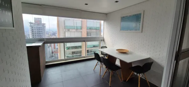 Apartamento com 1 Quarto para alugar, 68m² no Ponta da Praia, Santos