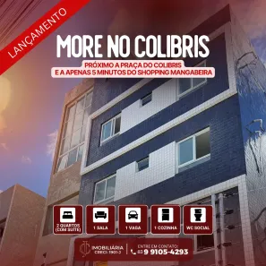 Apartamento com 2 Quartos à venda, 56m² no Cidade dos Colibris, João Pessoa
