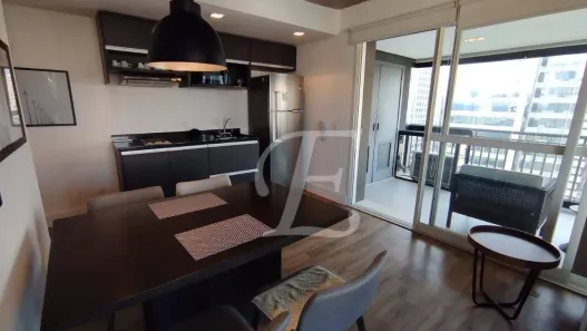 Apartamento com 1 Quarto para alugar, 63m² no Cidade Monções, São Paulo
