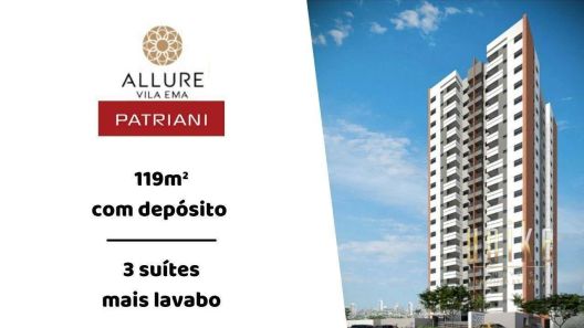 Apartamento com 3 Quartos à venda, 120m² no Vila Ema, São José dos Campos