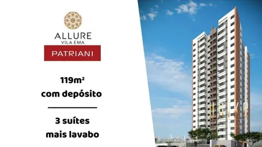 Apartamento com 3 Quartos à venda, 120m² no Vila Ema, São José dos Campos