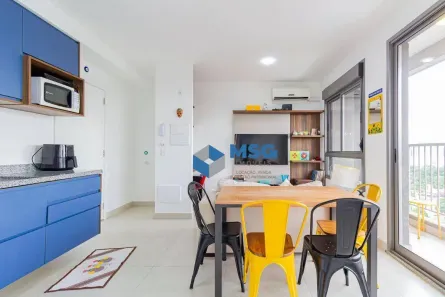 Apartamento com 1 Quarto à venda, 37m² no Santo Amaro, São Paulo