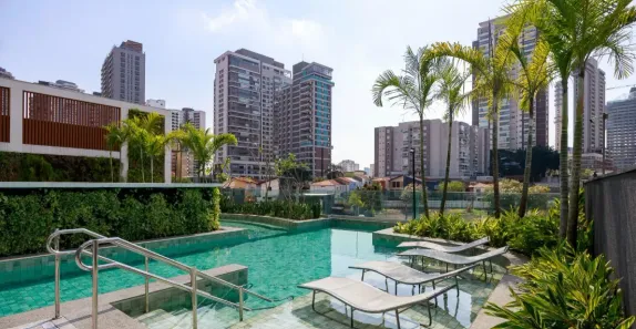 Apartamento com 1 Quarto para alugar, 25m² no Jardim das Acácias, São Paulo