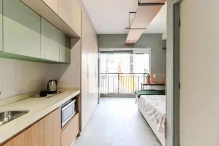 Kitnet com 1 Quarto à venda, 21m² no República, São Paulo