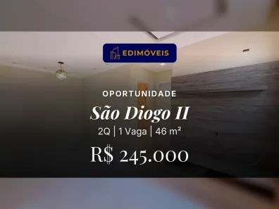 Apartamento com 2 Quartos à venda, 46m² no São Diogo II, Serra