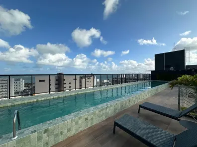 Flat com 1 Quarto à venda, 25m² no Ponta de Campina, Cabedelo