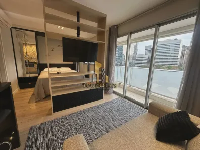 Flat com 1 Quarto para alugar, 40m² no Moema, São Paulo