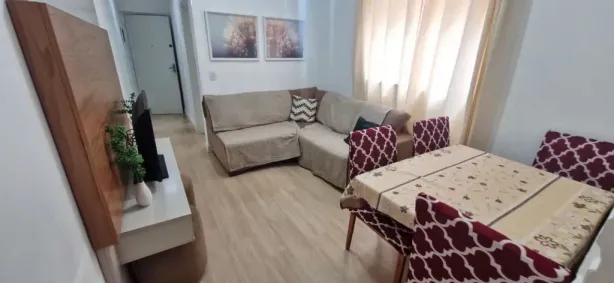 Apartamento com 1 Quarto para alugar, 43m² no Guilhermina, Praia Grande