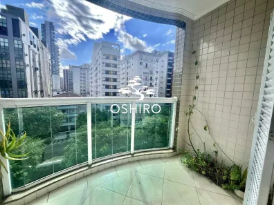 Apartamento com 3 Quartos para alugar, 144m² no Gonzaga, Santos